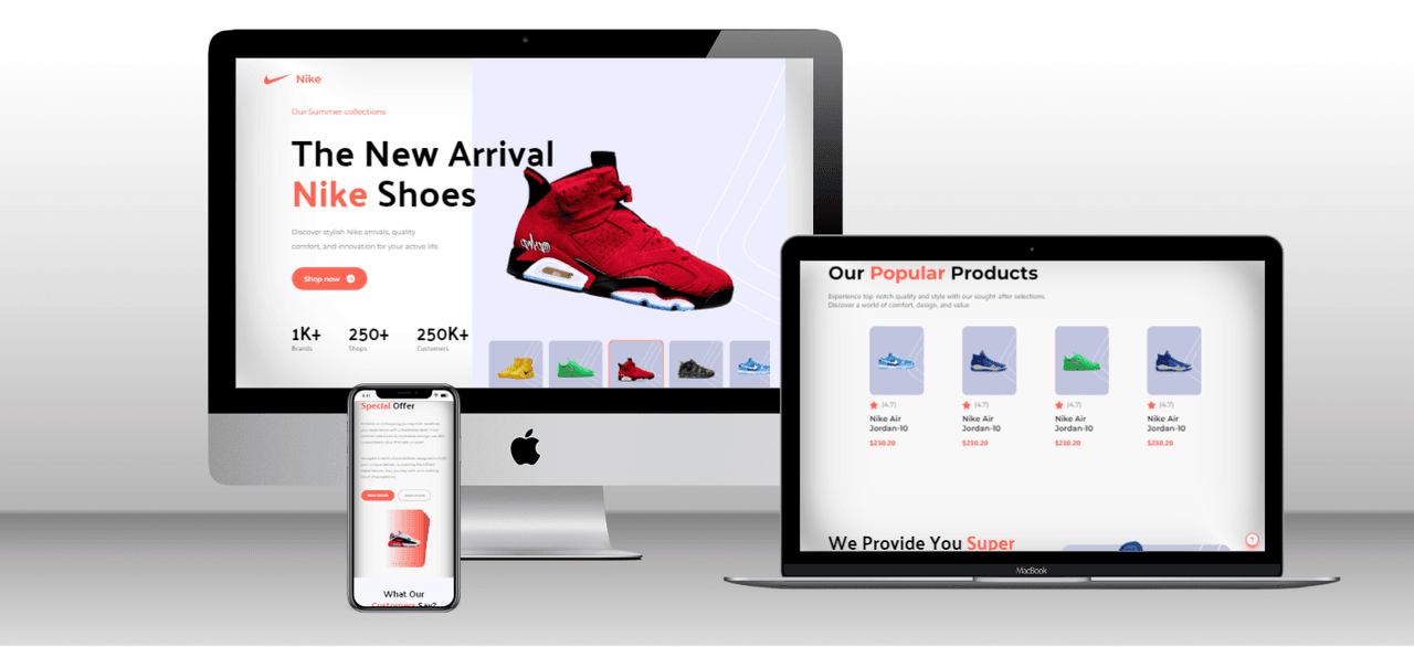 Nikee Website Revamp: Embarking on a transformative journey, the Nikee Website Revamp project redefines online engagement with a fresh design, optimized UI/UX, and dynamic sliders. Elevating the user experience, this project contributes to enhanced brand engagement and satisfaction in the realm of online shopping.
