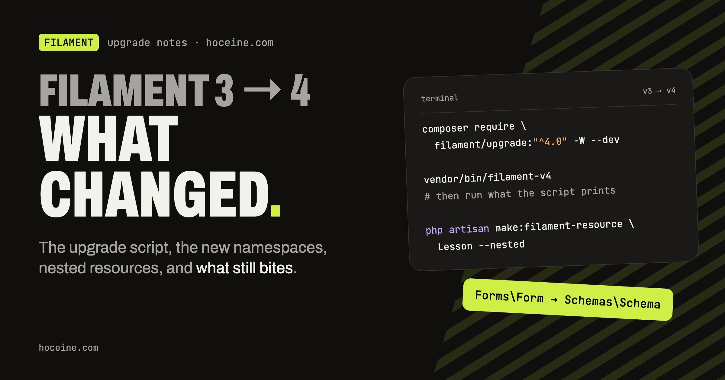 Upgrading from Filament 3 to 4: What Actually Changed