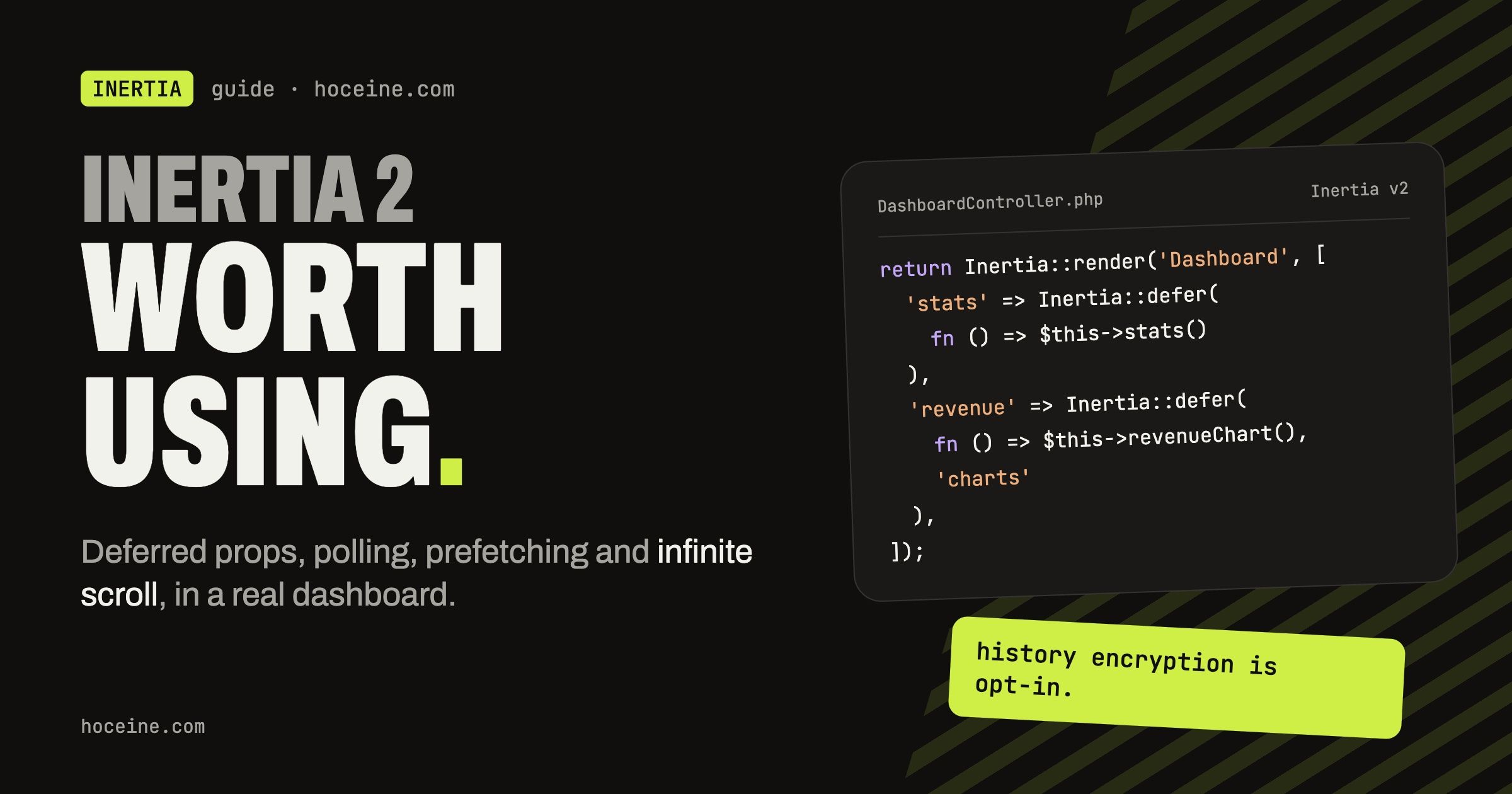 The Inertia 2 Features Worth Using: Deferred Props, Polling, Prefetching and Infinite Scroll